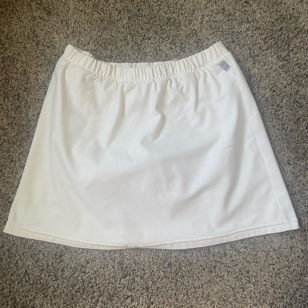 vintage nike off white tennis skirt size S